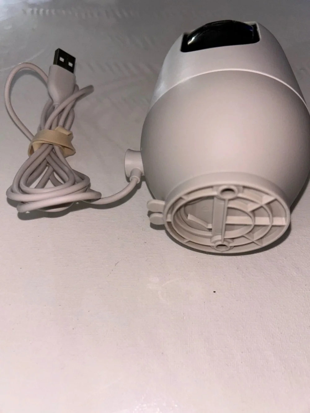 Nooie Cam 360 Compact White 1080p Indoor Home Security Camera with USB Cable